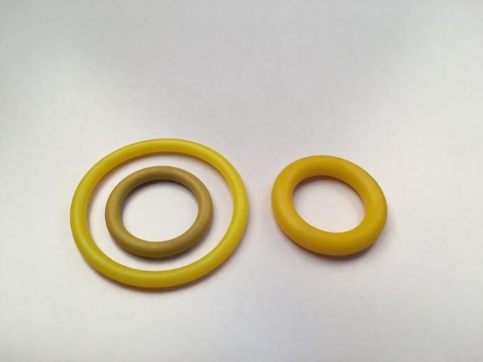 Yellow Elastic O Ring NBR Material Wide Range Tolerance With High