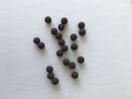 Brown Colour Matte Solid Rubber Ball , Chemical Resistance Small Rubber Balls