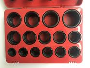 Red Colour Rubber O Ring Kit , Aerospace Standard AS568A FKM O Ring Kit