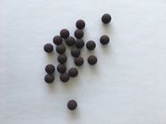 Brown Colour Matte Solid Rubber Ball , Chemical Resistance Small Rubber Balls