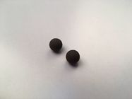 Stone Washing FKM Solid Rubber Ball , Industrial Black 6mm Rubber Balls