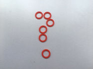 Orange Standard Rubber O Rings , Outdoor Weather Resistant Rubber Work Rings