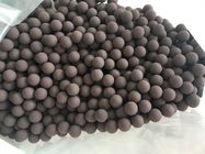Brown Color Matte High Bounce Rubber Ball Neoprene Material Chemical Resistant
