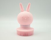 Pink Adults Silicone Shower Scrubber Molded Rubber Parts
