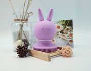 Rabbit Shaped Purple Silicone Bath Body Brush Quick Drying