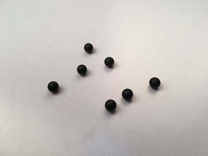 Matte Finishing High Bounce Rubber Ball Standard Size With High Extrusion Resistance