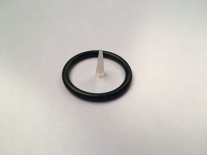 Elastic EPDM Rubber O Rings , Sealing Phosphate - Ester Thick Rubber Rings