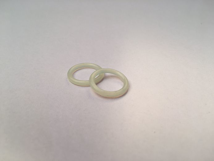Moderate Water Resistance White Silicone O Rings For Flat Face Static Sealing 