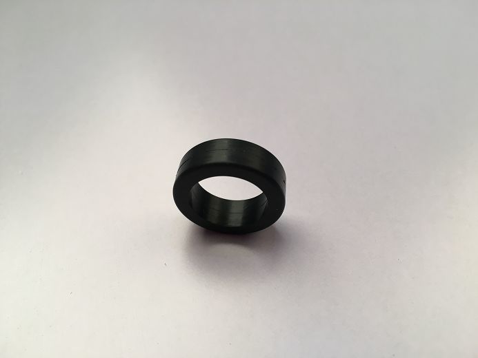 FKM 75 Black Flat Rubber Washers , Cooling System Small Rubber Washer Rings