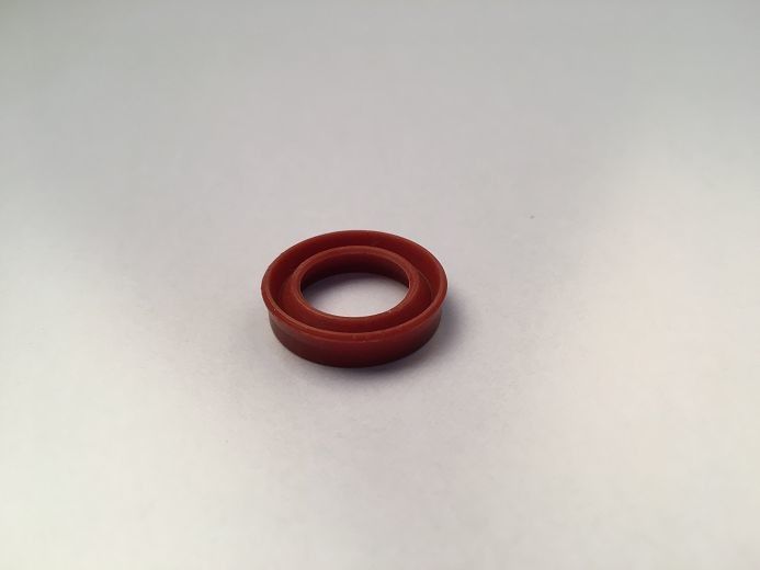 Red Color Silicone Molded Rubber Parts with Special Shape Used for Machine
