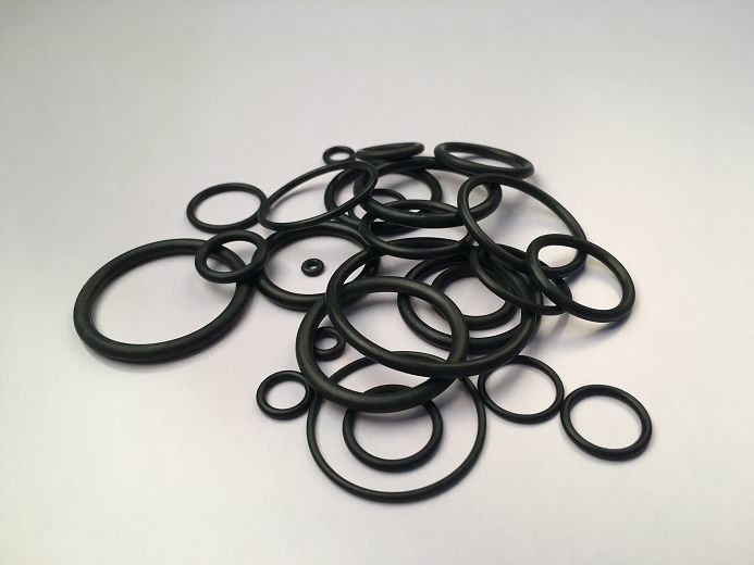 Black Color Large Rubber Ring Weather Resistant With Wide Pressure Range