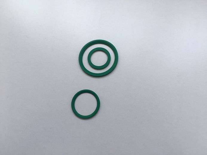 Green Colour Rubber Industrial O Rings , Chemical Resistance Rubber O Rings