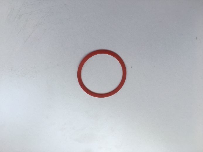 Multipurpose Red Colour Industrial O Rings , Flat Rubber Washers For Bottles