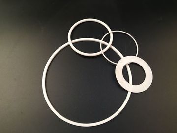 Customized PTFE High Temperature Rubber Gasket White Colour For Heavy Machinery