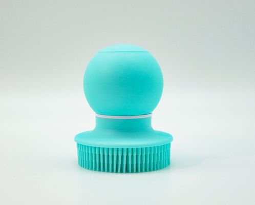 Bpa Free Shower Green Silicone Exfoliating Body Brush Molded Rubber Parts