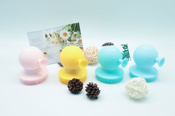 Octopus Shape Versatile Body Scrubber Silicone With Soap Dispenser